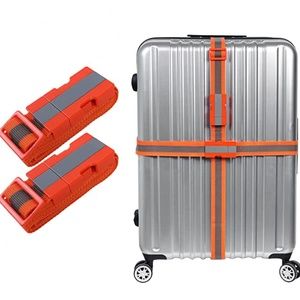 Luggage Straps Suitcase Belt TSA Approved with Adjustable Quick-Release Buckle